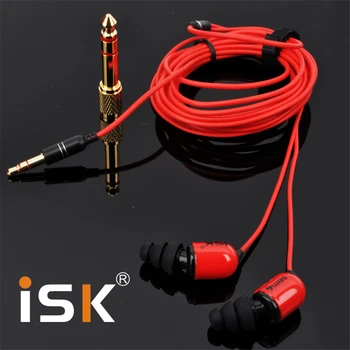 ISK Brand SEM6 Excellent Quality Pretty Earbuds High Performance In-ear Monitor earphones HIFI Nosie Cancelling Comfortable Fit