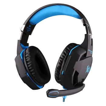 Gaming Headphone Vibration Function Headset with Mic Stereo Bass Earphone LED Light for PC Laptop 3 colors