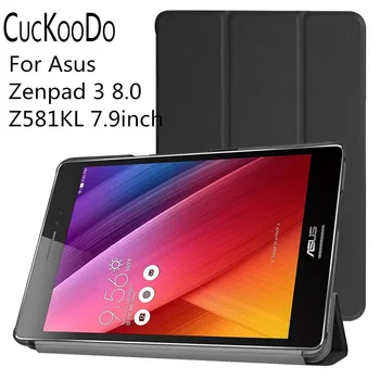 Ultra Slim Lightweight SmartCover Stand Case For ASUS Zenpad Z8 & ZenPad 3 8.0 Z581KL 7.9inch(With Smart Cover Auto Wake/Sleep)