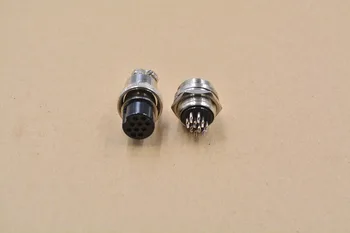 1set GX20-10P GX20 19mm 10pin male female aviation plug or socket connector adapter