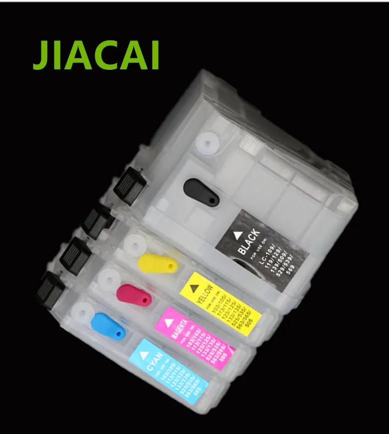 1Set For Brother MFC-J2320 MFC-J2720 J2320 J2720 printer with permanent chip Refillable Ink Cartridge LC663 LC665 LC669
