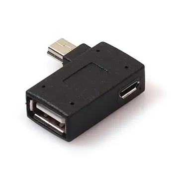 Factory Price MOSUNX Hot Selling 1pc Mini USB 2.0 OTG Host Adapter with USB Power for Cell Phone Tablet