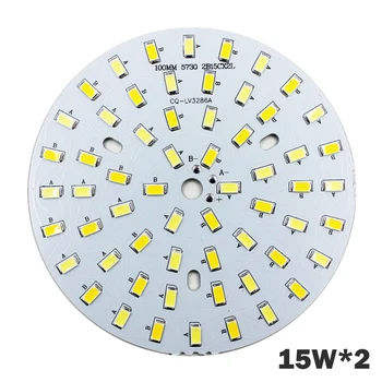 Warm/Cold White two color in one PCB 3W 5W 7W 9W 12W 15W 18W 5630/ 5730 SMD Light Board Led Lamp Panel For Ceiling PCB With LED