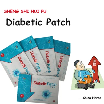 Diabetic patch control blood sugar plaster cure diabetic treatment diabetes care herbal products
