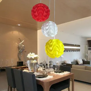 Modern minimalist PVC plastic wave chandelier personalized fashion exquisite fashion restaurant restaurant table lamp