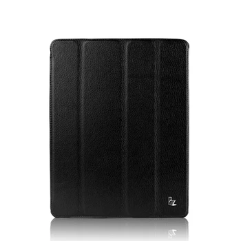 Jisoncase For iPad 4 3 2 case Magnetic Auto Wake up sleep Litchi Surface Leather Cover PU Stand Holder Case for iPad