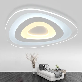 Modern Thin Acrylic Ceiling Lamp For Living Room AC 90-260V Led Ceiling Light Lustre Lumiere Plafond Lamp Lamparas De Techo Sale