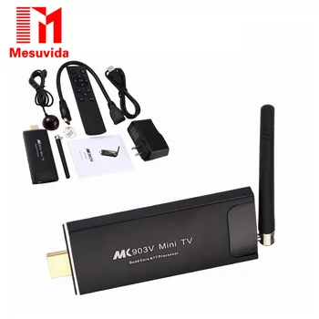 MK903V TV Box Smart Android 4.4 4K x 2K Mini PC RK3288 Quad Core WiFi BT 2GB RAM 8GB ROM with HDMI OTG IR TF Card Input