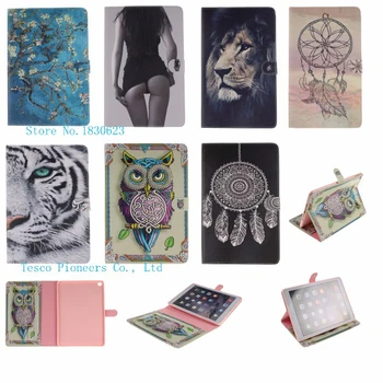 New animal Cartoon Case for Samsung Galaxy Tab 4 7.0 T230 SM-T231 PU Leather Tablet Cases with card slot for Galaxy Tab 4 Nook