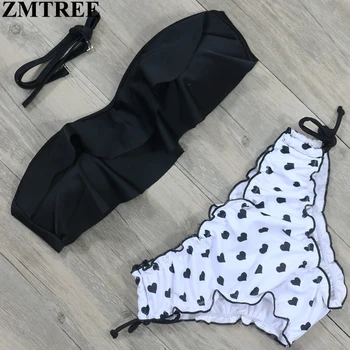 ZMTREE New Design Bandage Push Up Bikini Brazilian Swimsuits Swimwear Women Set 2017 Sexy Bathing Suit Biquinis Feminino Praia