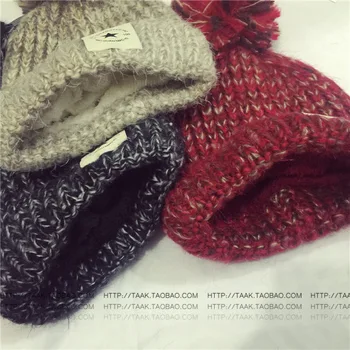 Kesebi Autumn Winter Female Casual Patchwork Skullies Beanies Women Korean Style Simple Thick Solid Color Warm Knitting Hats