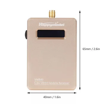 FM Modulate 640*480 30fps Golden FPV 5.8G VMB40 40CH Wireless Mobile Video Receiver with OTG Connect