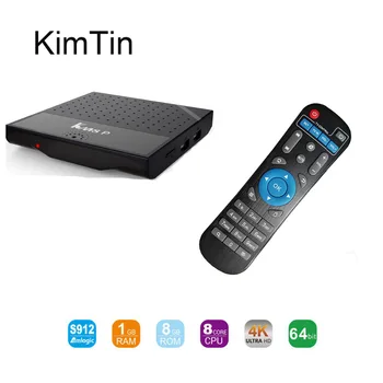 KimTin Mi KM8P Amlogic S912 Octa Core Android 6.0 TV Box Kodi 17.1 Fully Loaded Wifi 4K H.265 HDR AirPlay Smart Set Top Box New