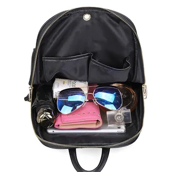 Zency Cowhide Backpack Soft Genuine Leather Women Backpacks Ladies Young Girl's Deigner Bags Real Cow Skin School Bag Mochila