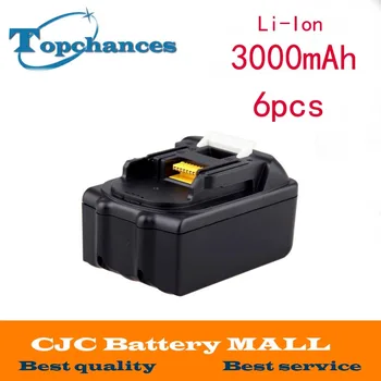 6 pieces replacement BL1430 14.4V 3.0Ah Li-lon Lithium-Ion Tool Battery for Makita Brand