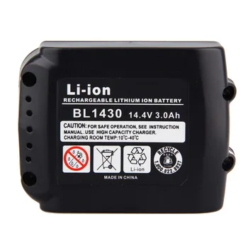 6 pieces replacement BL1430 14.4V 3.0Ah Li-lon Lithium-Ion Tool Battery for Makita Brand