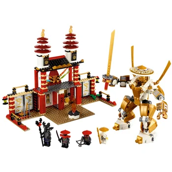 2017 Ninjago Temple of Airjitzu Ninjago 577pcs Blocks Set Compatible with Lepin echnic Building Blocks Bricks Toys for Children