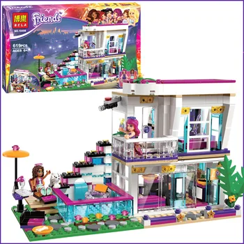 TL 619 pcs Princess Lepin Technic blocks Enchanted Castle Building Blocks Friends Kids Model Toys Figures Compatible with Lepin
