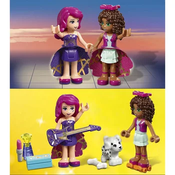 TL 619 pcs Princess Lepin Technic blocks Enchanted Castle Building Blocks Friends Kids Model Toys Figures Compatible with Lepin