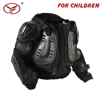 2017 Children Professional Motorcycle Body Protector Motocross Racing Full Kids Body Armor Spine Chest Protective Jacket Gear