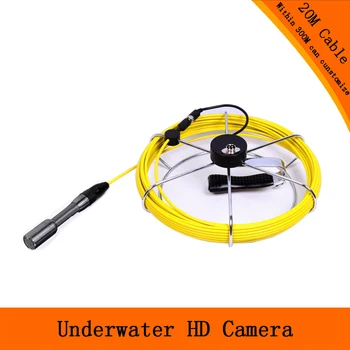1 set) 20M Cable industry Endoscope Camera HD 1100TVL line 7 inch TFT-LCD Screen Sewer Pipe Inspection Camera System version