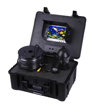 360 Degree panning Underwater Fishing Camera Kit with 20Meters Depth & 7Inch TFT LCD Monitor with OSD Menu & Hard Plastics Case