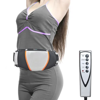 Highly Welcomed Electric Exercise Heat Loss Weight Vibrating Waist Belt Fitness Shape Slimming Massage