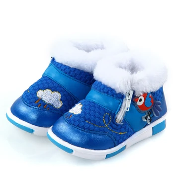 Winter Baby First Walker Shoes Newborns Warm House Slipper Clothes New Year Children Home Anti Slip Footwear 70A1028