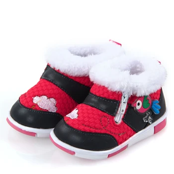 Winter Baby First Walker Shoes Newborns Warm House Slipper Clothes New Year Children Home Anti Slip Footwear 70A1028