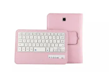 For Samsung Galaxy Tab A 8'' T350 T351 Detachable Wireless Bluetooth Keyboard with PU Leather Smart Cover Protective Stand Case