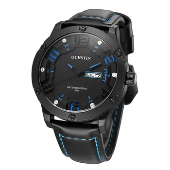 2016 High-grate Man Watches Multiple Quartz Movement Waterproof Gentlemen Clock Genuine Leather Watchband Mechanical Watches