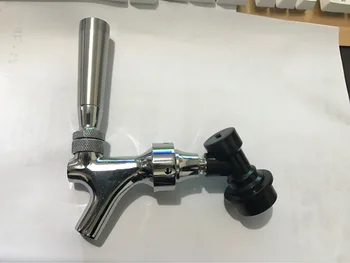 Stainless steel beer tap faucet with ball lock quick disconnect kit homebrew
