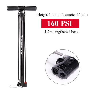 Ride Portable valve adapter bicycle Pumps 170PSI home built High Pressure Table Cycling Air Supply Inflator Mountain Bike Pump