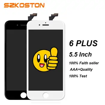5PCS/LOT For iPhone 6 Plus LCD With Touch Screen Digitizer Assembly Display Replacement No Dead Pixel 5.5 Inch Free DHL Shipping