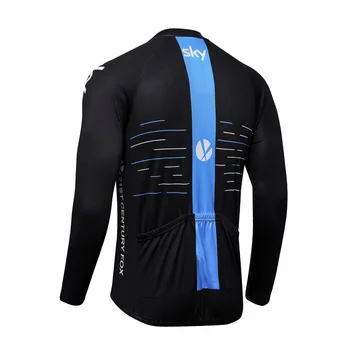 2017 SKY Gel Pad Cycling Sets Roupa Ciclismo/Autumn Breathable Racing Bicycle Clothes For man