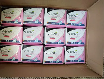 Wholesale VLOVE Daily Use Anion Sanitary Napkins 48Packs/set
