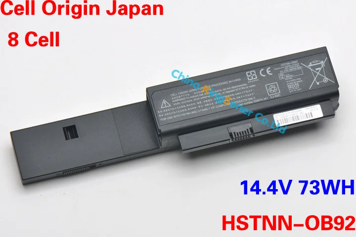 Japanese Cell Original New Battery for HP Probook 4310S 4210S 4311S HSTNN-OB92 HSTNN-DB91 HSTNN-XB91 530974-361 14.4V 73WH 8CELL