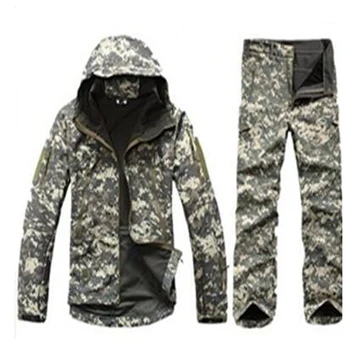 2017 Hunting Hot US Army Tactical Uniforms Men's Camouflage Service Military Combat Uniform Set Shirt + Pants ACU Camouflage