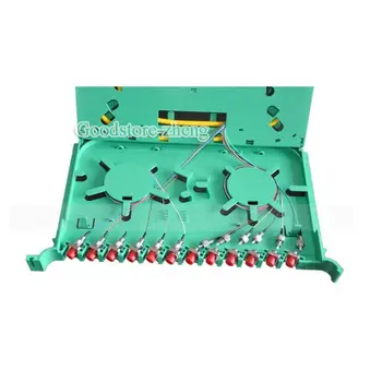 12 port SC ODF Plastic Tray with Pigtail Cables,Connectors