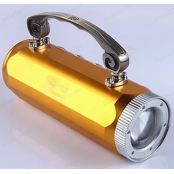 Portable dual light source 10 W with digital display touch night fishing lamp LED flashlight soft and comfortable