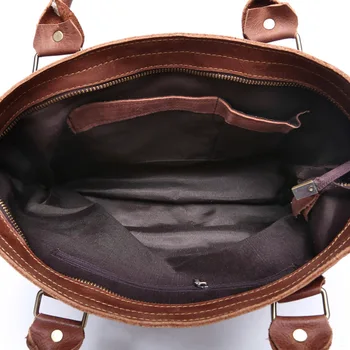 Guarantee REAL Genuine leather men bags Vintage shoulder messenger bags Handsome business briefcase OK for A4