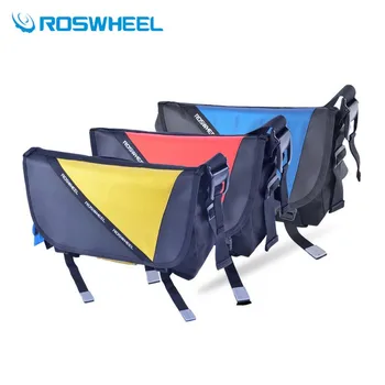 Cycling Messenger Bag Outdoor MTB Road Bicycle Riding Waterproof Bike Bag Shoulder Bag Red/Blue/Yellow 9L/14L/21L New Roswheel