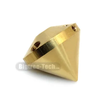 Good driiling Brass 2 In 1 Out Hotend nozzle Multi Color Nozzle 2colors nozzle 0.4mm For 1.75mm V6 Heatsink 3D Printer