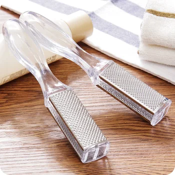 Stainless steel double-sided rub foot Brush grinding foot stone wash feet peeling file The foot soles brush to calluses tools