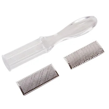 Stainless steel double-sided rub foot Brush grinding foot stone wash feet peeling file The foot soles brush to calluses tools