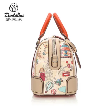 Duolaimi Famous Brand Fashion Candy Women Bags Mobile Messenger Ladies Handbag PU Leather Diagonal Cross Ladise Bag