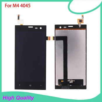 5PCS/LOT LCD Display Touch Panel Tested For M4 SS4045 S4045 4045 Touch Screen Black Color Mobile Phone LCDs