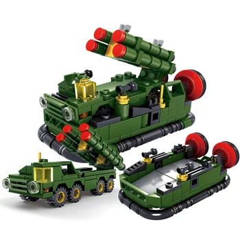 631PCS Tank DIY Block eductional Building Blocks Sets Military Army Tank Aircraft Children DIY Blocks Kids Toys Christmas Gifts