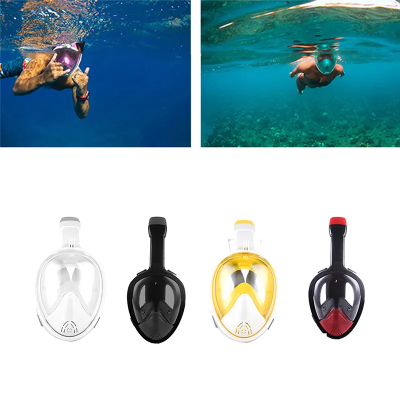 1 PC Adult Full Face Underwater Diving Mask Snorkel Set Swimming Training Scuba mergulho snorkeling mask Anti Fog Dropshipping
