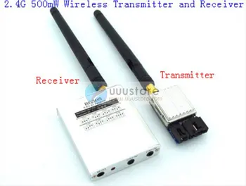 2.4G 500mW Video AV Audio Video Wireless Transmitter and Receiver 8CH Kits